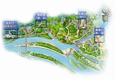 青城山都江堰景區(qū)有序開放，游覽需備健康碼